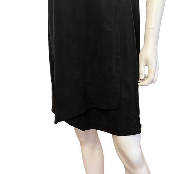 Anthropologie Dolan Olive Green Black Shift T-Shirt Dress, M - Picture 4 of 6